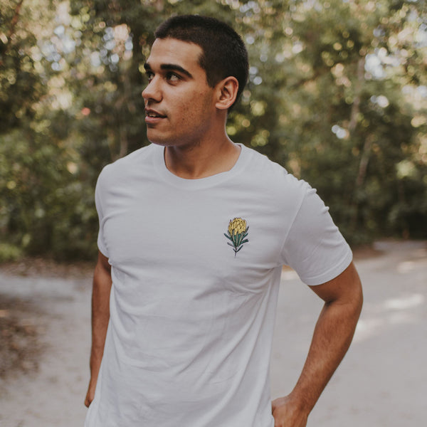simple white t-shirt